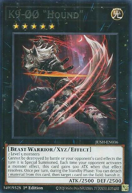 K9-00 "Hound" [JUSH-EN036] Rare | Galaxy Games LLC