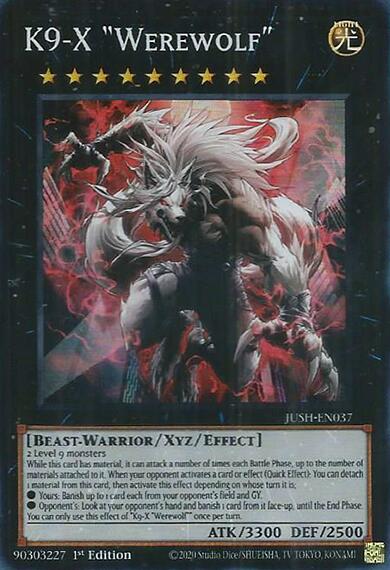 K9-X "Werewolf" [JUSH-EN037] Super Rare | Galaxy Games LLC