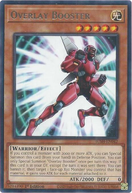 Overlay Booster [JUSH-EN042] Rare | Galaxy Games LLC