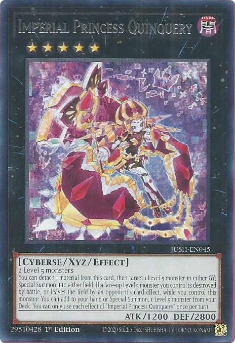 Imperial Princess Quinquery [JUSH-EN045] Rare | Galaxy Games LLC