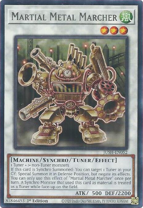 Martial Metal Marcher [JUSH-EN052] Rare | Galaxy Games LLC