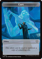 Copy // Pest Double-Sided Token [Edge of Eternities Commander Tokens] | Galaxy Games LLC