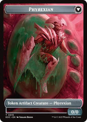 Incubator // Phyrexian Double-Sided Token [Edge of Eternities Commander Tokens] | Galaxy Games LLC