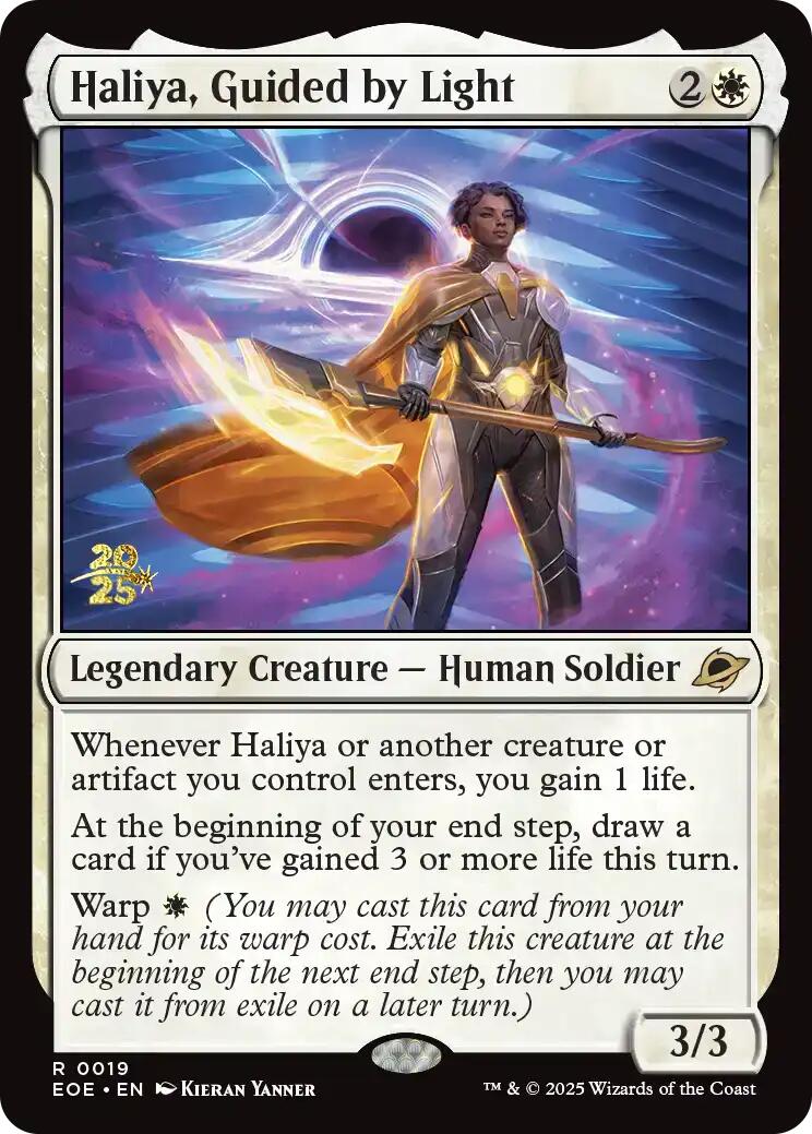 Haliya, Guided by Light [Edge of Eternities Prerelease Promos] | Galaxy Games LLC