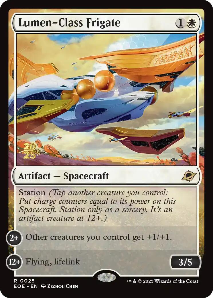Lumen-Class Frigate [Edge of Eternities Prerelease Promos] | Galaxy Games LLC