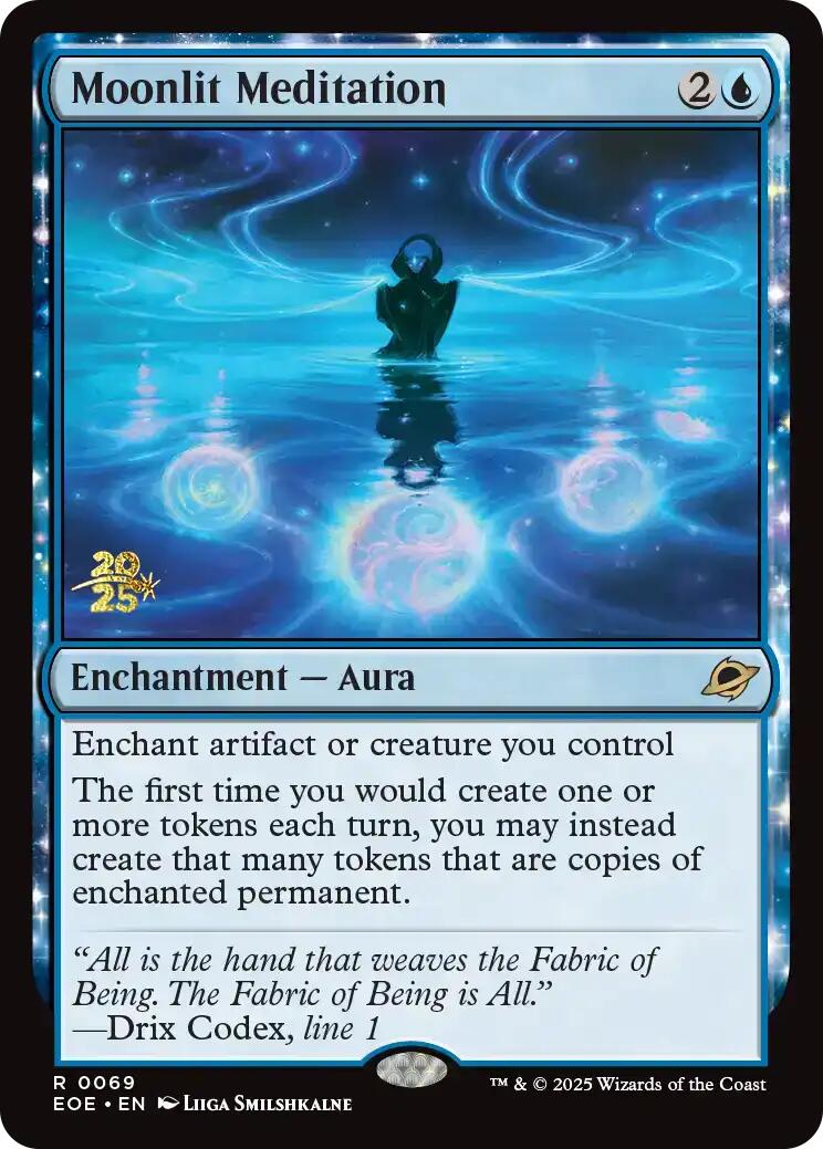 Moonlit Meditation [Edge of Eternities Prerelease Promos] | Galaxy Games LLC