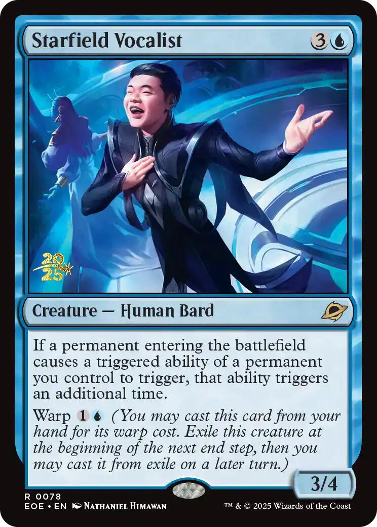 Starfield Vocalist [Edge of Eternities Prerelease Promos] | Galaxy Games LLC