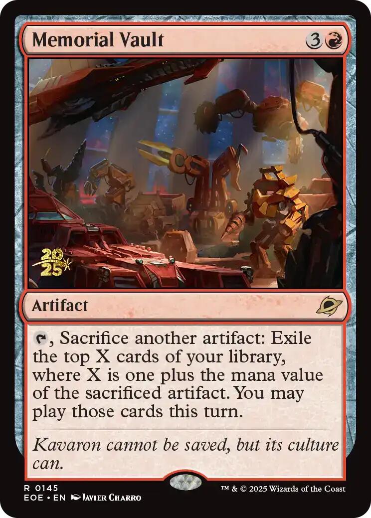 Memorial Vault [Edge of Eternities Prerelease Promos] | Galaxy Games LLC