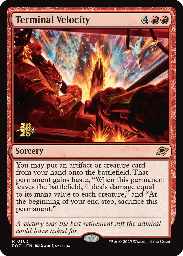 Terminal Velocity [Edge of Eternities Prerelease Promos] | Galaxy Games LLC