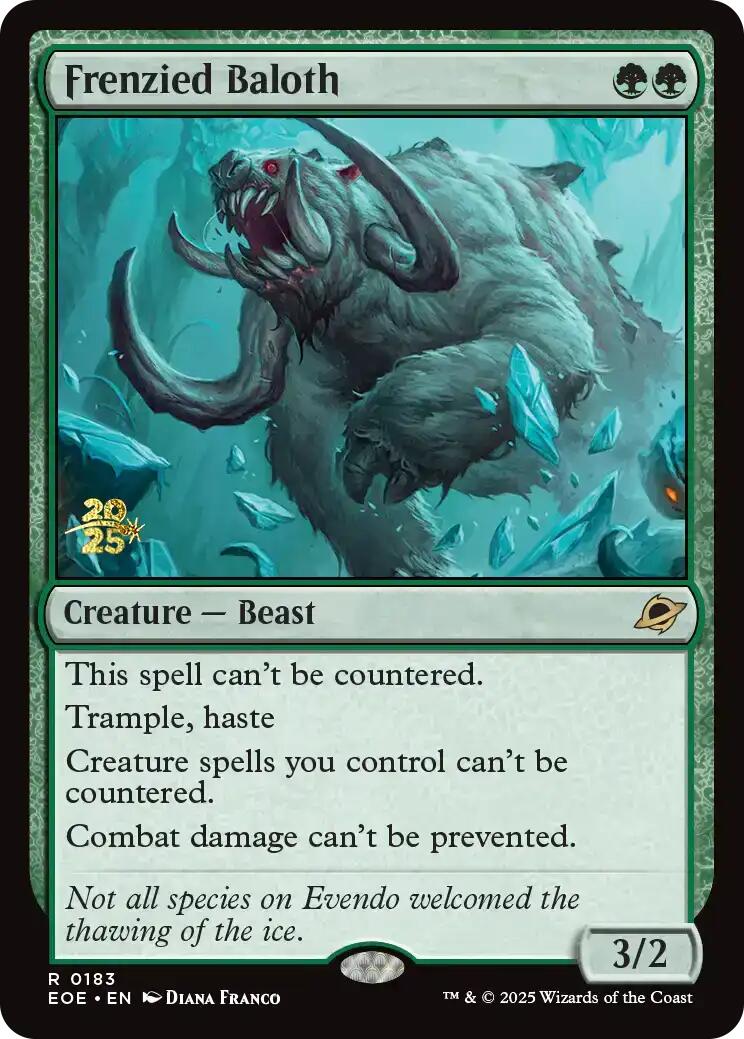 Frenzied Baloth [Edge of Eternities Prerelease Promos] | Galaxy Games LLC