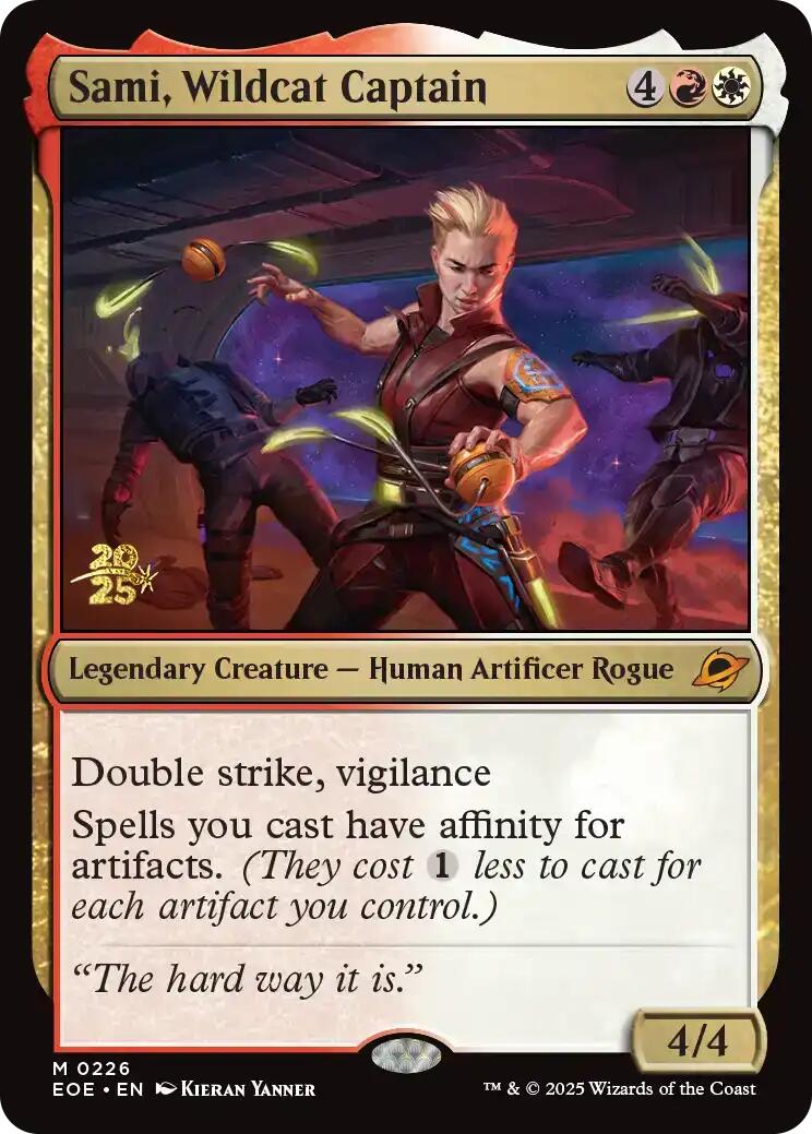 Sami, Wildcat Captain [Edge of Eternities Prerelease Promos] | Galaxy Games LLC
