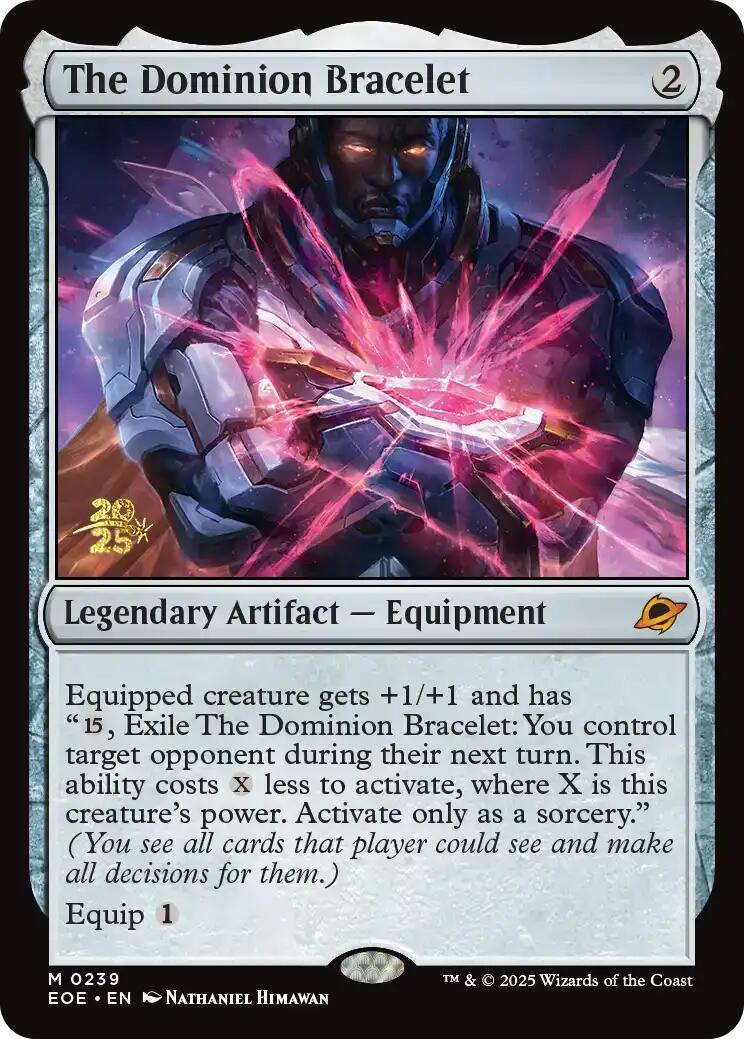 The Dominion Bracelet [Edge of Eternities Prerelease Promos] | Galaxy Games LLC