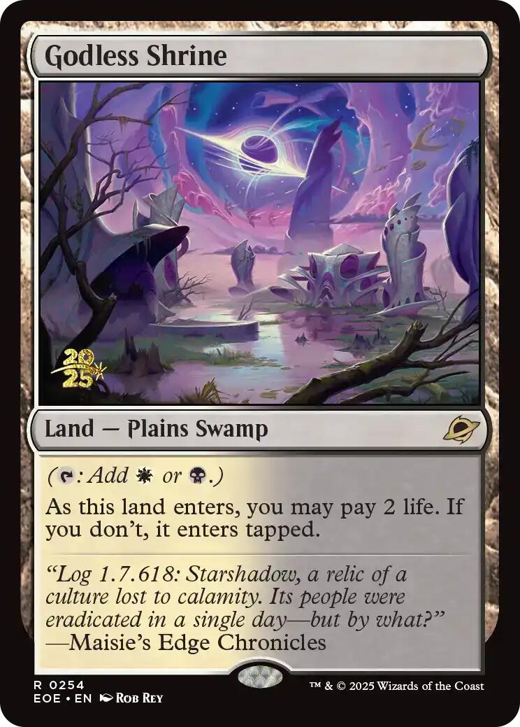 Godless Shrine [Edge of Eternities Prerelease Promos] | Galaxy Games LLC