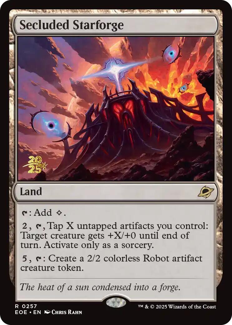 Secluded Starforge [Edge of Eternities Prerelease Promos] | Galaxy Games LLC