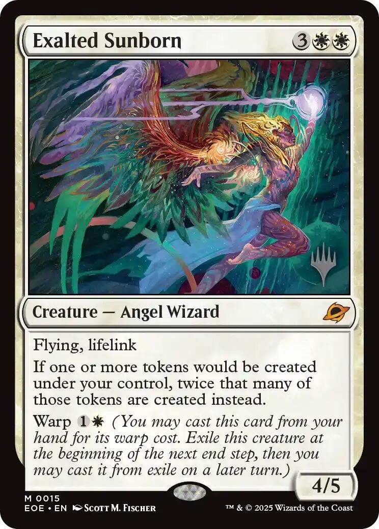 Exalted Sunborn [Edge of Eternities Promo Pack] | Galaxy Games LLC