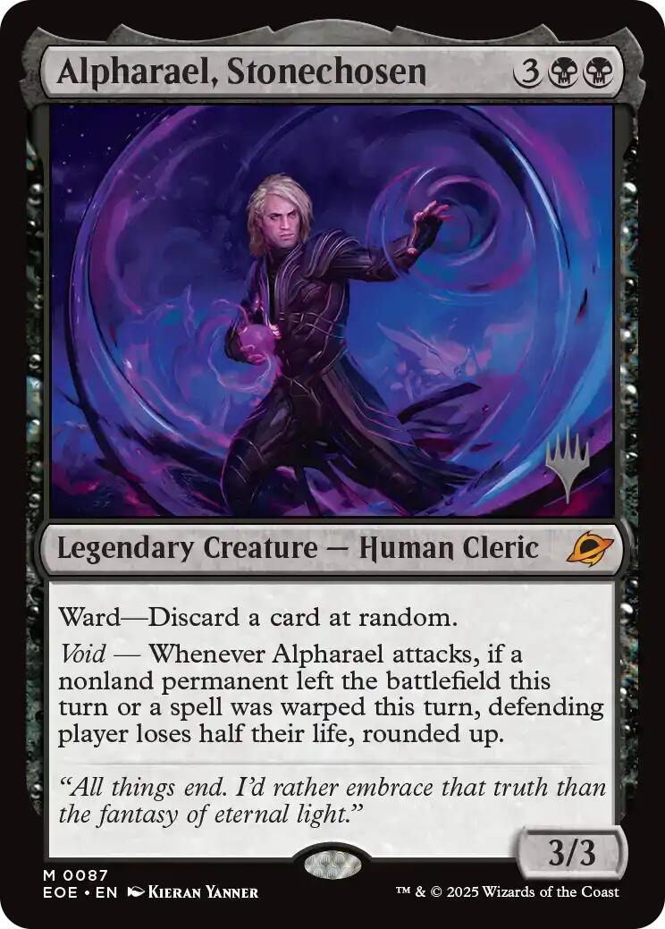 Alpharael, Stonechosen [Edge of Eternities Promo Pack] | Galaxy Games LLC