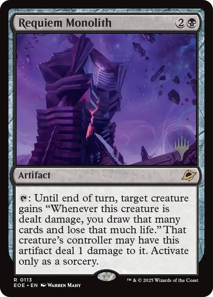 Requiem Monolith [Edge of Eternities Promo Pack] | Galaxy Games LLC