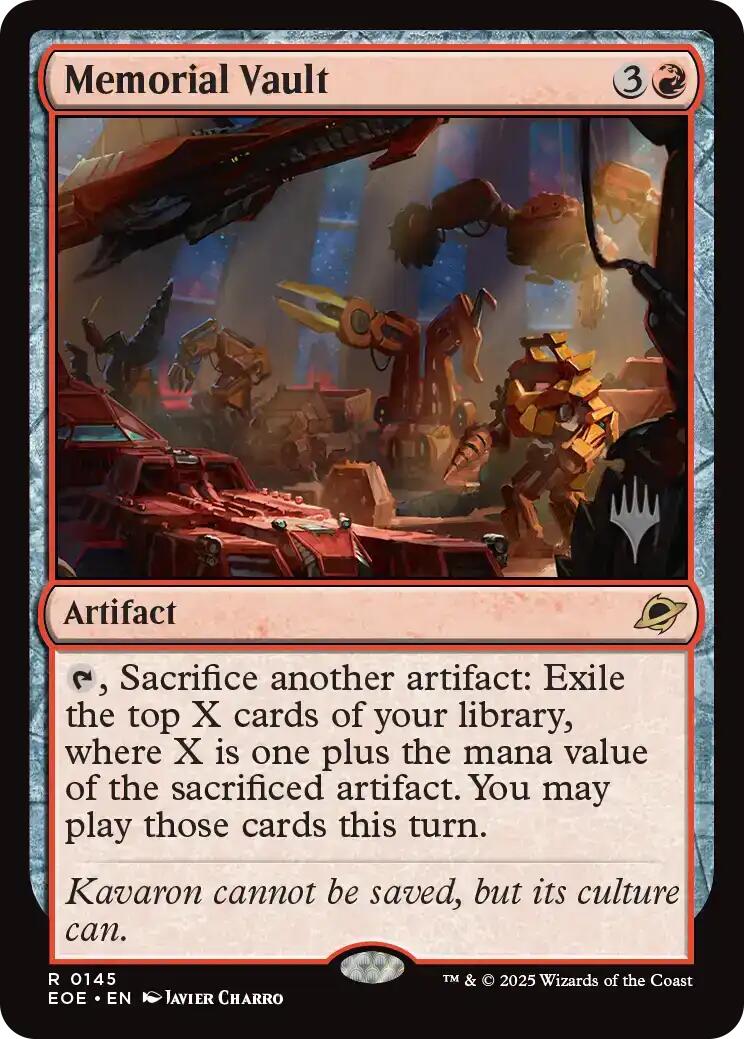 Memorial Vault [Edge of Eternities Promo Pack] | Galaxy Games LLC