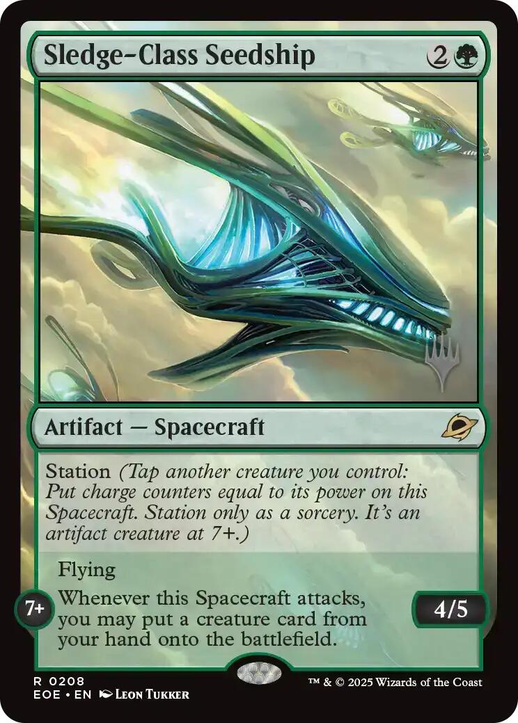 Sledge-Class Seedship [Edge of Eternities Promo Pack] | Galaxy Games LLC