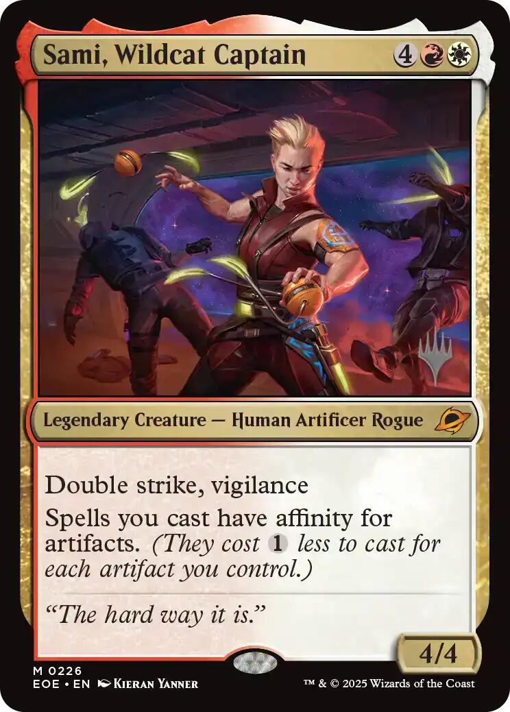 Sami, Wildcat Captain [Edge of Eternities Promo Pack] | Galaxy Games LLC