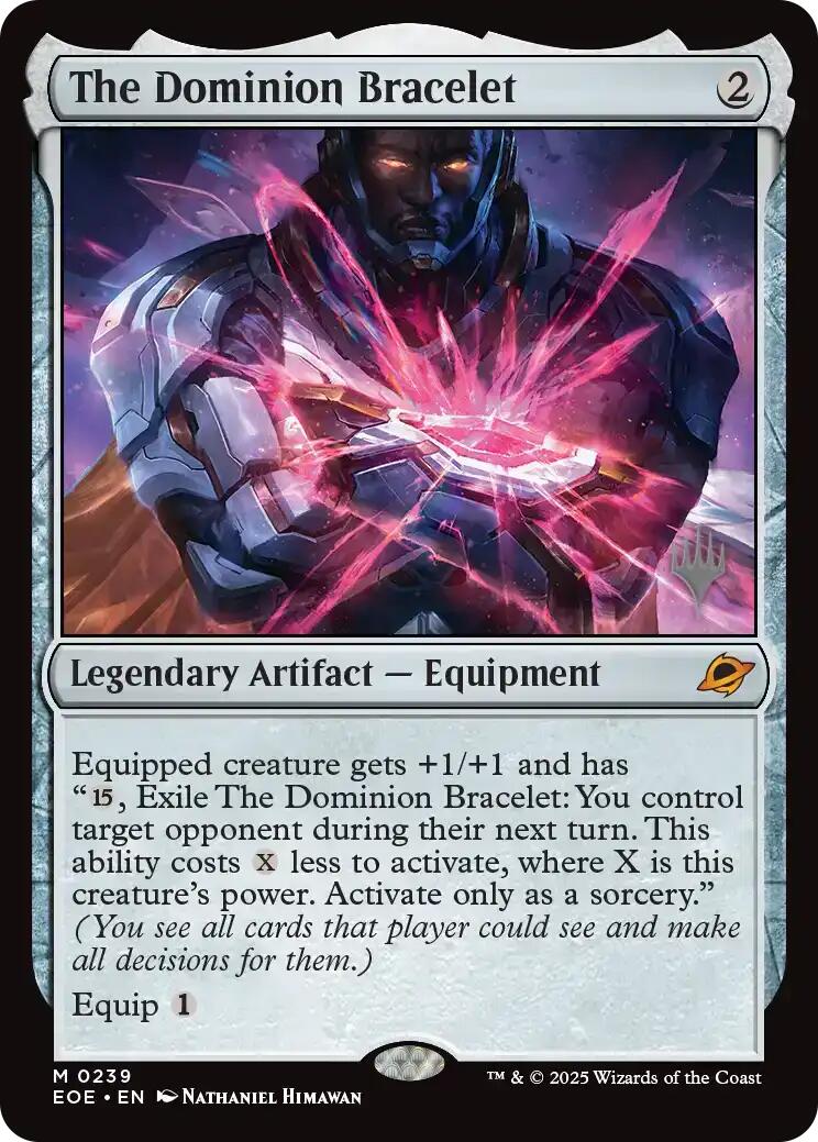 The Dominion Bracelet [Edge of Eternities Promo Pack] | Galaxy Games LLC