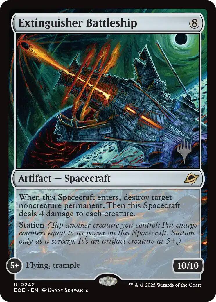 Extinguisher Battleship [Edge of Eternities Promo Pack] | Galaxy Games LLC