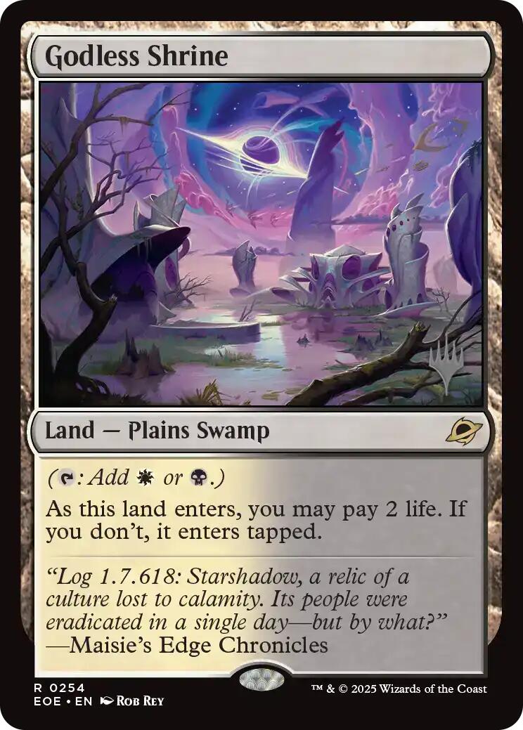 Godless Shrine [Edge of Eternities Promo Pack] | Galaxy Games LLC