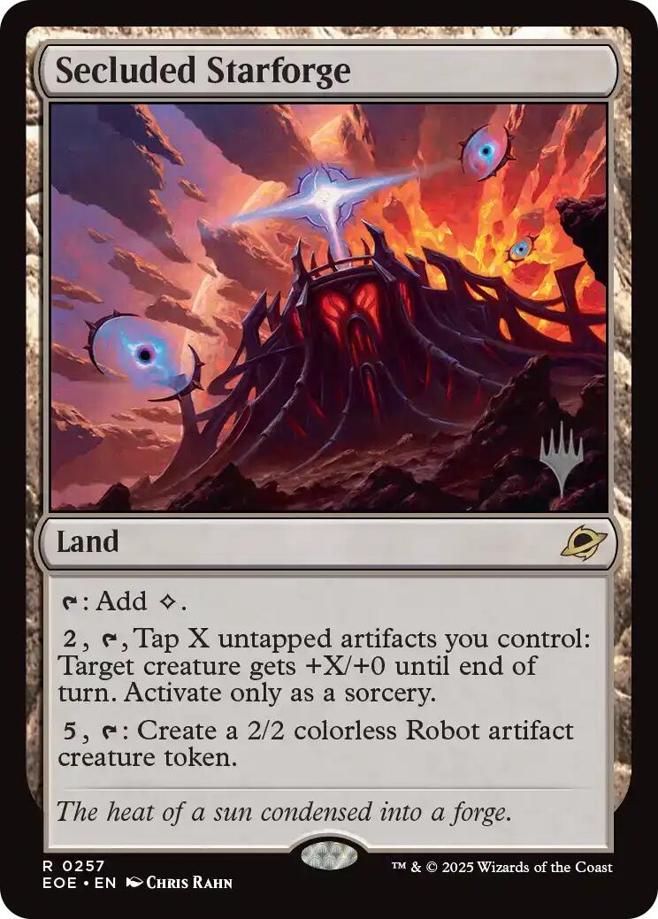 Secluded Starforge [Edge of Eternities Promo Pack] | Galaxy Games LLC