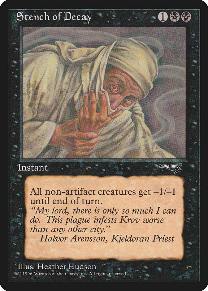 Stench of Decay (Covering Mouth) [Alliances] | Galaxy Games LLC