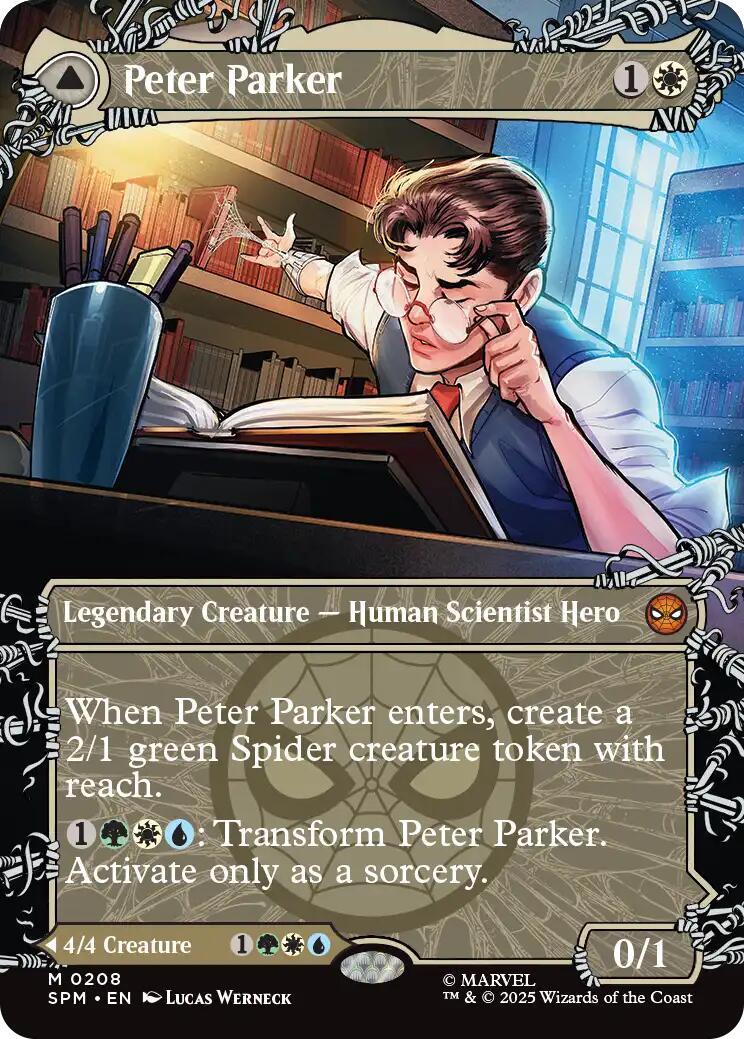 Peter Parker (0208) (Borderless) [Marvel's Spider-Man] | Galaxy Games LLC
