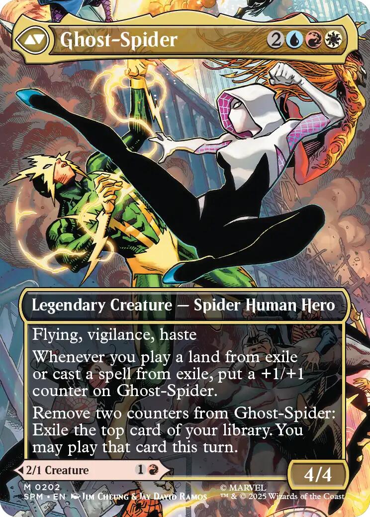 Gwen Stacy (0202) (Borderless) [Marvel's Spider-Man] | Galaxy Games LLC
