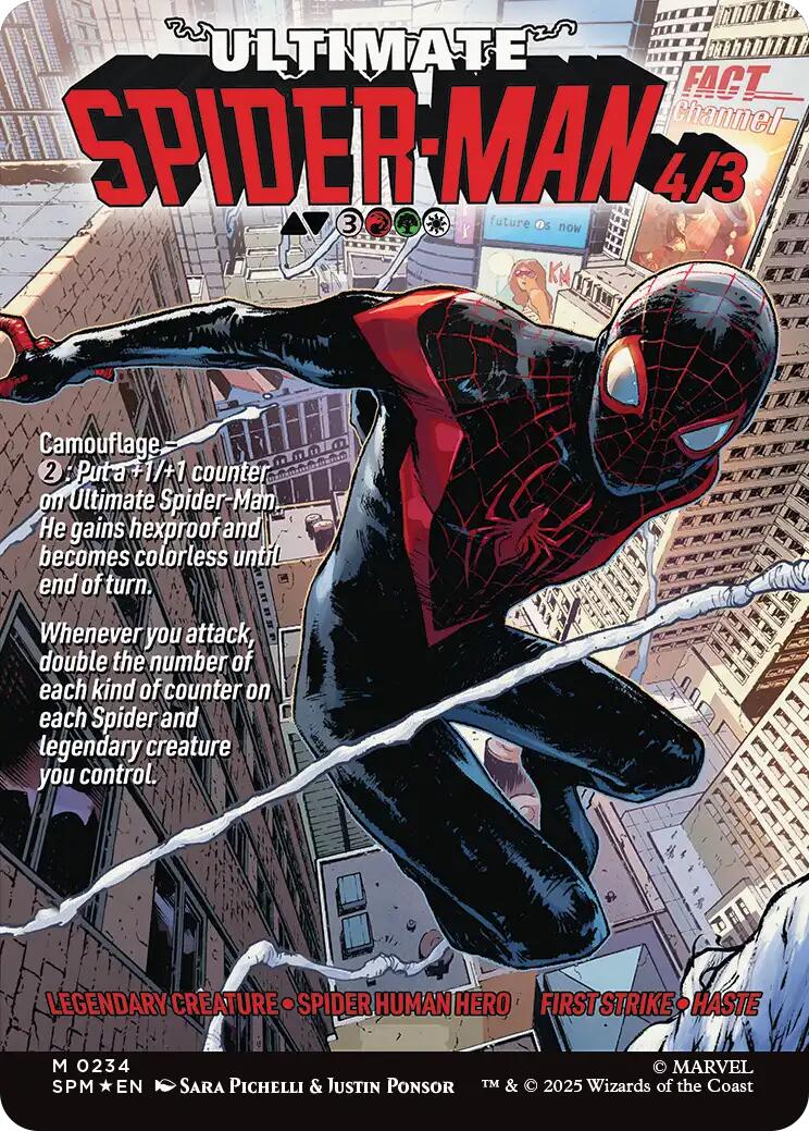 Miles Morales (0234) (Borderless) [Marvel's Spider-Man] | Galaxy Games LLC