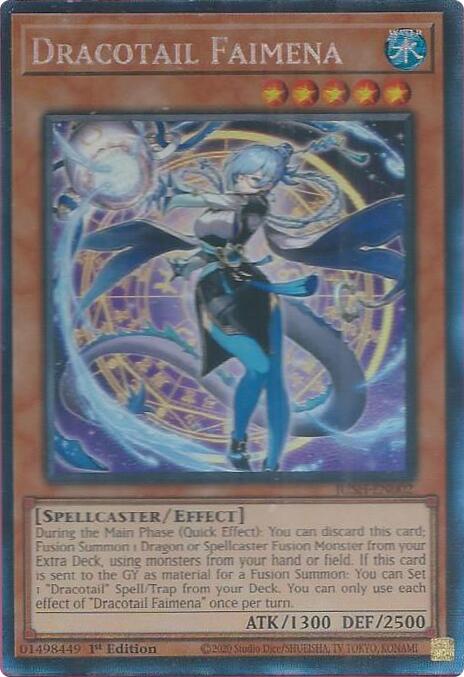 Dracotail Faimena (CR) [JUSH-EN002] Collector's Rare | Galaxy Games LLC