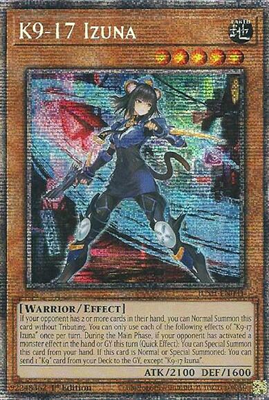 K9-17 Izuna (Starlight Rare) [JUSH-EN031] Starlight Rare | Galaxy Games LLC