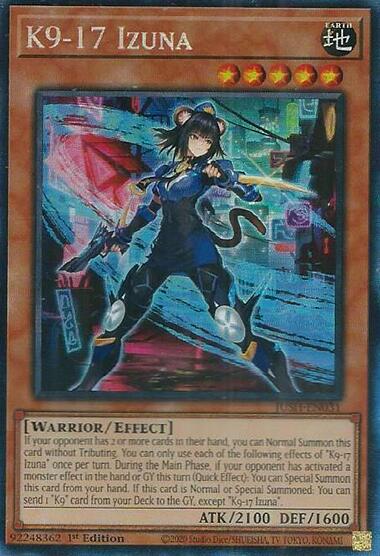 K9-17 Izuna (CR) [JUSH-EN031] Collector's Rare | Galaxy Games LLC