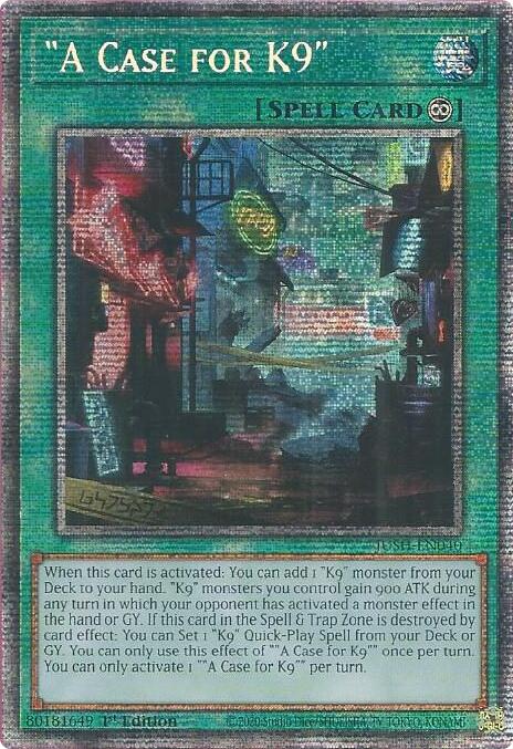 "A Case for K9" (Starlight Rare) [JUSH-EN040] Starlight Rare | Galaxy Games LLC