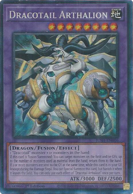 Dracotail Arthalion (CR) [JUSH-EN006] Collector's Rare | Galaxy Games LLC