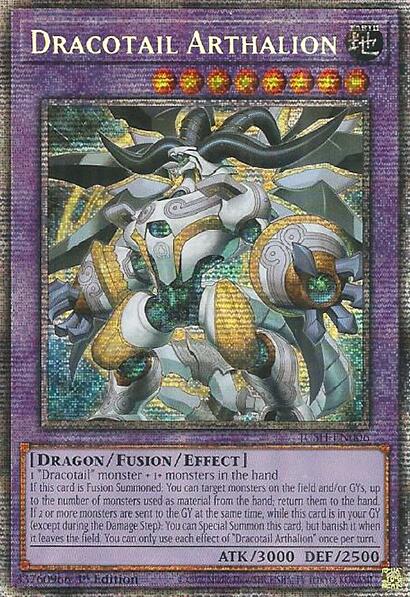 Dracotail Arthalion (Starlight Rare) [JUSH-EN006] Starlight Rare | Galaxy Games LLC