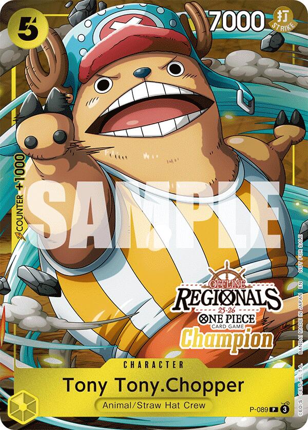 Tony Tony.Chopper (Offline Regional Champion Card Set 2025 Vol.2) [One Piece Promotion Cards] | Galaxy Games LLC