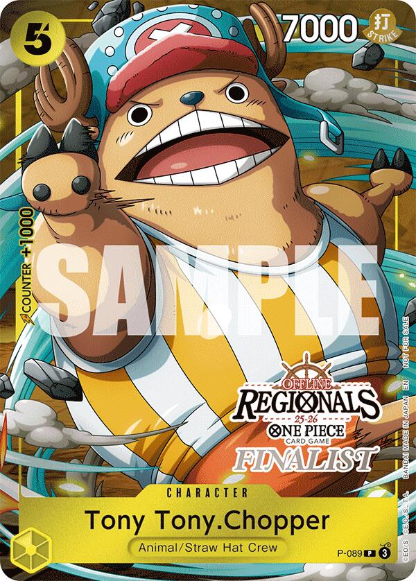 Tony Tony.Chopper (Offline Regional Finalist Card Set 2025 Vol.2) [One Piece Promotion Cards] | Galaxy Games LLC