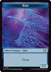 Bird // Pest Double-Sided Token [Edge of Eternities Commander Tokens] | Galaxy Games LLC