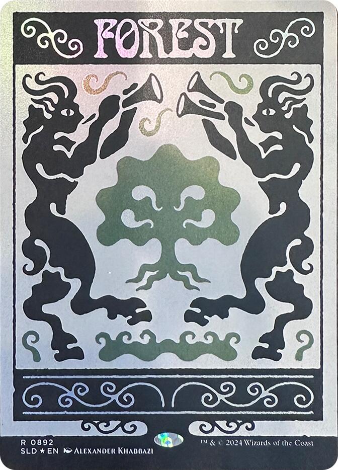 Forest (0892) (Rainbow Foil) [Secret Lair Drop Series] | Galaxy Games LLC