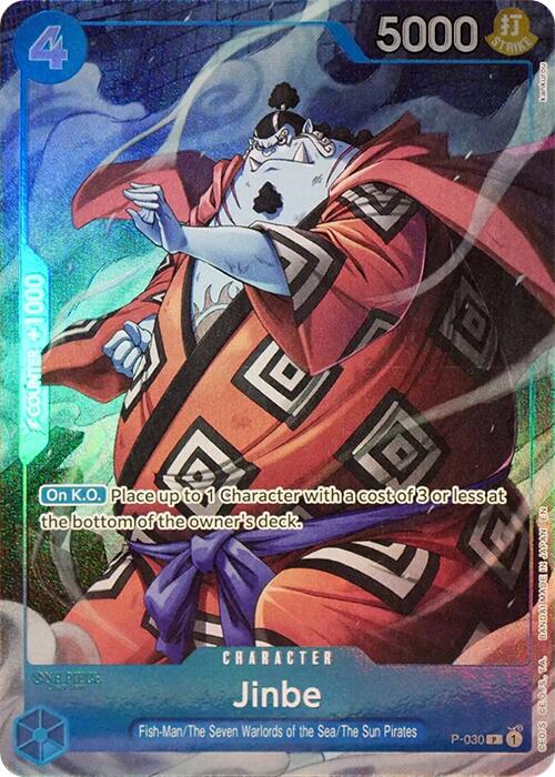 Jinbe (Seven Warlords of the Sea Binder Set) [One Piece Promotion Cards] | Galaxy Games LLC