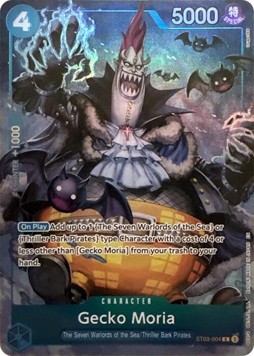 Gecko Moria (Seven Warlords of the Sea Binder Set) [One Piece Promotion Cards] | Galaxy Games LLC