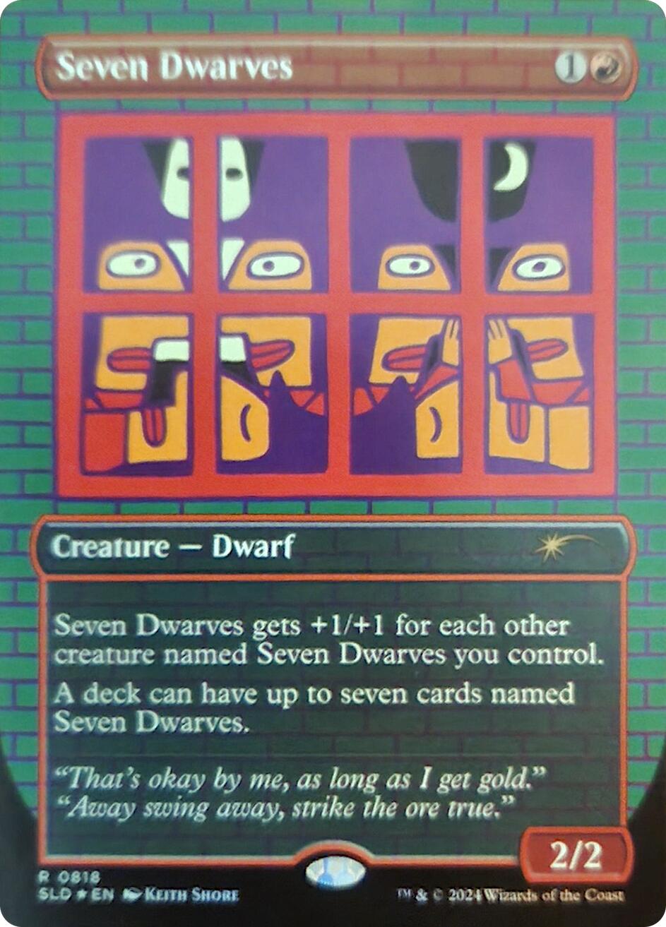 Seven Dwarves (0818) (Rainbow Foil) [Secret Lair Drop Series] | Galaxy Games LLC