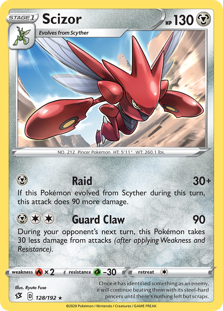 Scizor (128/192) [Sword & Shield: Rebel Clash] | Galaxy Games LLC