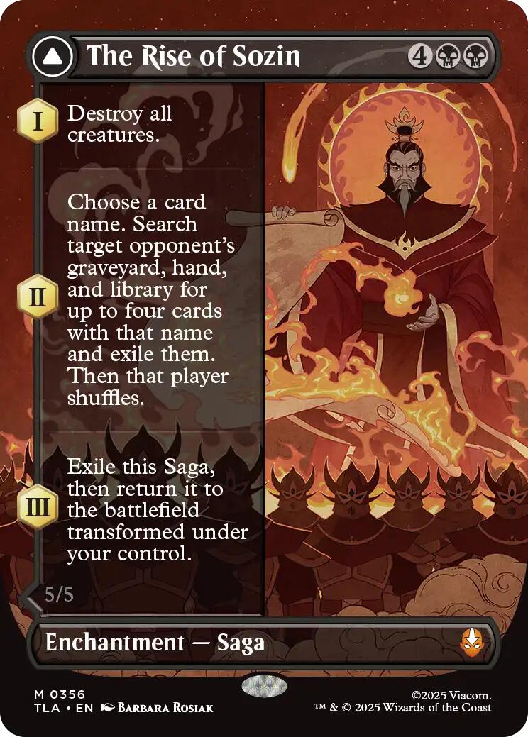The Rise of Sozin (Borderless) [Avatar: The Last Airbender] | Galaxy Games LLC