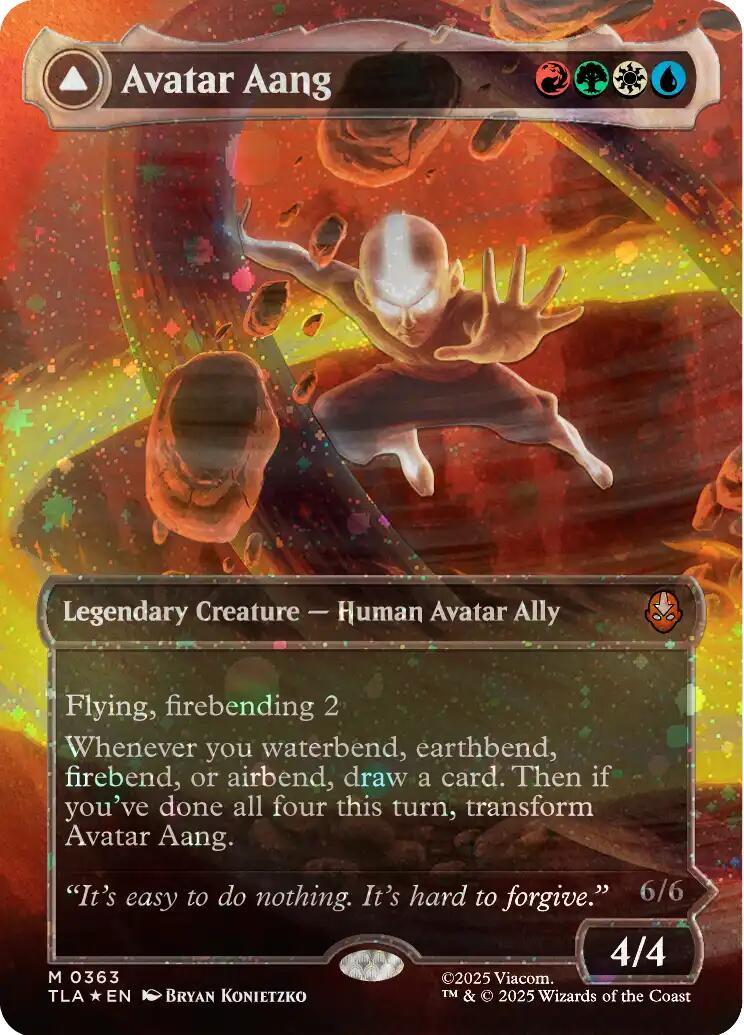 Avatar Aang (Raised Foil) [Avatar: The Last Airbender] | Galaxy Games LLC
