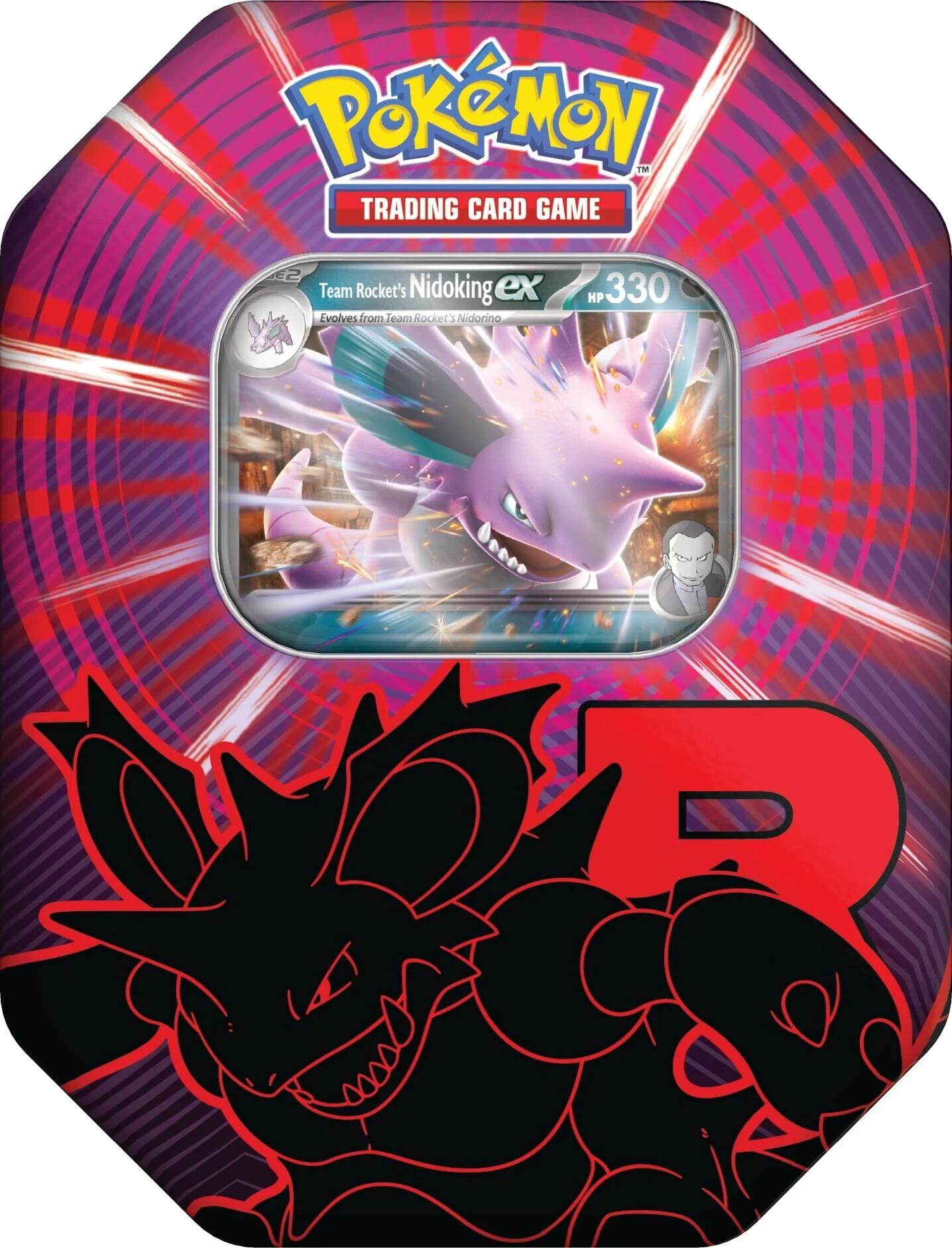 Team Rocket Tin (Team Rocket's Nidoking ex) (International Version) | Galaxy Games LLC