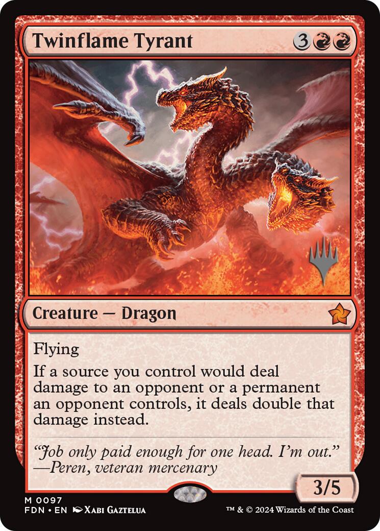 Twinflame Tyrant [Edge of Eternities Promo Pack] | Galaxy Games LLC